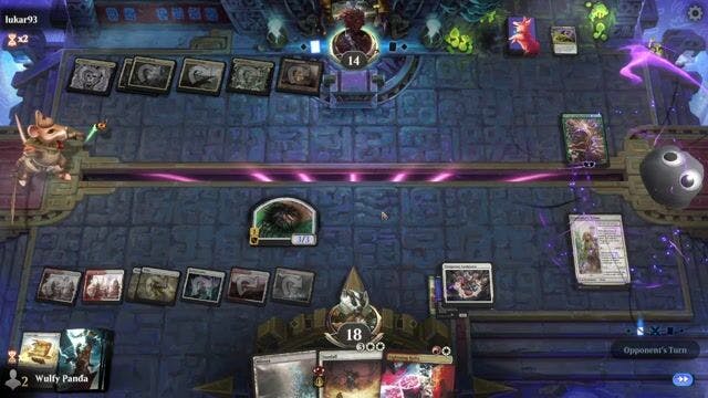 Watch MTG Arena Video Replay - Boros Control by Wulfy Panda VS Golgari Poison by lukar93 - Standard Event