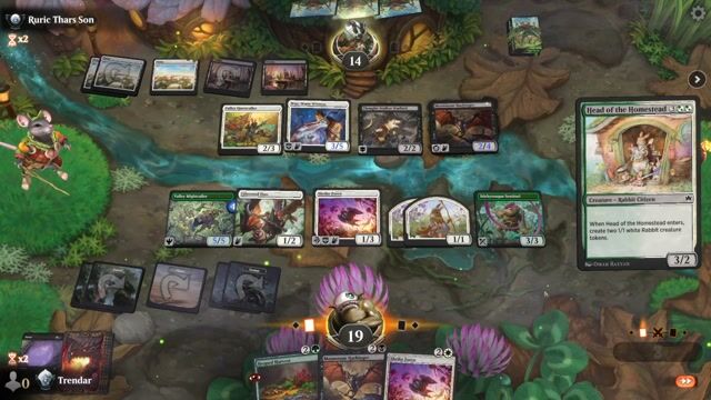 Watch MTG Arena Video Replay - BGW by Trendar VS BW by Ruric Thars Son - Premier Draft Ranked