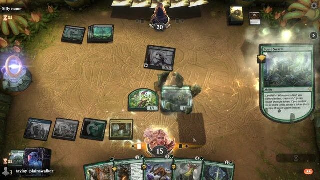 Watch MTG Arena Video Replay -  by tayjay-plainswalker VS Mono Black by Silly name - Historic Play