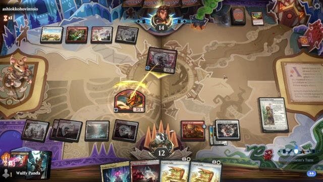 Watch MTG Arena Video Replay - Boros Control by Wulfy Panda VS Boros Mice by ashiokkohovintoio - Standard Event