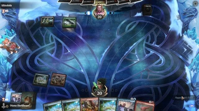 Watch MTG Arena Video Replay - Izzet Oracle by Diana Darkheart VS Rogue by lilbishhh - Timeless Play