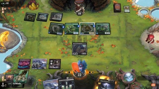 Watch MTG Arena Video Replay - Rakdos Reanimator by SylBlade VS Simic Artifacts by BT. - Standard Traditional Ranked