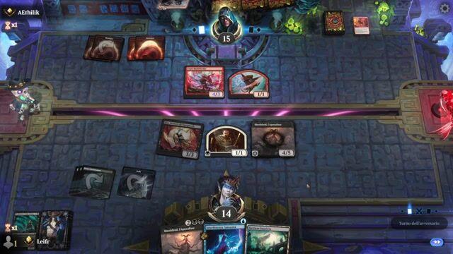 Watch MTG Arena Video Replay - Dimir Midrange by Leifr VS Mono Red  by AEthilik - Standard Ranked