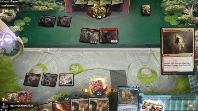 Watch MTG Arena Video Replay - Mardu Ultimatum	 by tayjay-plainswalker VS Rakdos Aggro by ken bennett - Historic Play