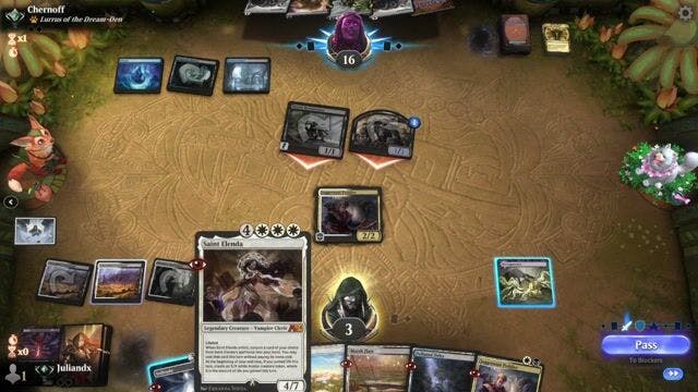 Watch MTG Arena Video Replay - Orzhov Scam by Juliandx VS Dimir Dredge by Chernoff - Timeless Traditional Ranked