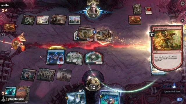 Watch MTG Arena Video Replay - Izzet Spells by HamHocks42 VS Boros Mice by pruflas - Standard Play