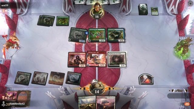 Watch MTG Arena Video Replay - Rogue by HamHocks42 VS Rogue by sen59 - Standard Play