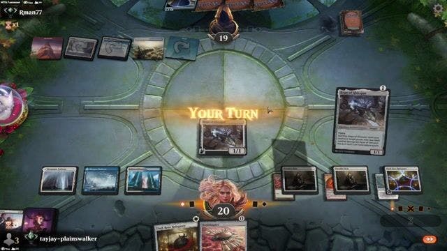 Watch MTG Arena Video Replay - Azorius Artifacts by tayjay-plainswalker VS Grixis Affinity by Rman77 - Historic Ranked