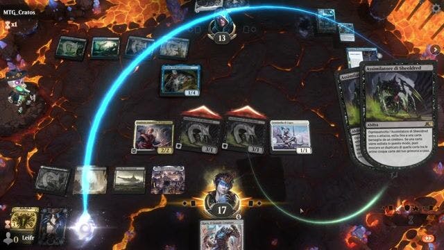 Watch MTG Arena Video Replay - Orzhov Midrange by Leifr VS Dimir Mill by MTG_Cratos - Historic Play