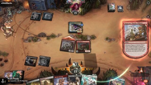 Watch MTG Arena Video Replay - Mardu Aggro by Wulfy Panda VS Esper Reanimate by xS0ulBlackx - Timeless Challenge Match