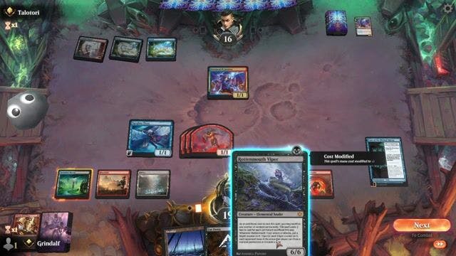 Watch MTG Arena Video Replay - Rogue by Grindalf VS Izzet Spells by Talotori - Standard Ranked