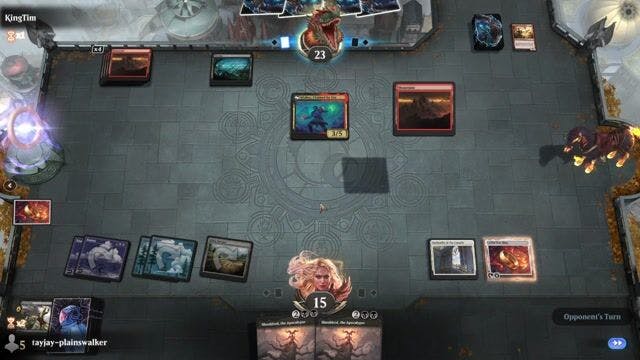 Watch MTG Arena Video Replay - Rogue by tayjay-plainswalker VS Rakdos Midrange by KingTim - Historic Play