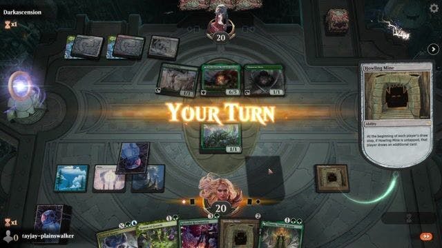 Watch MTG Arena Video Replay -  by tayjay-plainswalker VS Naya Midrange by Darkascension - Historic Play