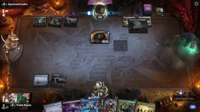 Watch MTG Arena Video Replay - Show and Tell by Wulfy Panda VS Golgari Storm by QuantumCondor - Timeless Traditional Ranked