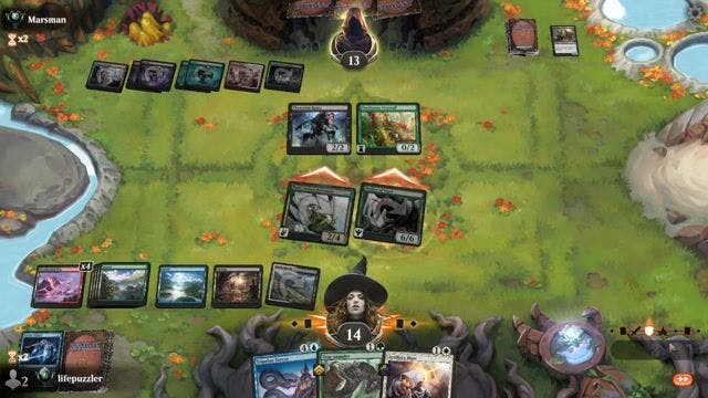 Watch MTG Arena Video Replay - BGUW by lifepuzzler VS WUBRG by Marsman - Premier Draft Ranked