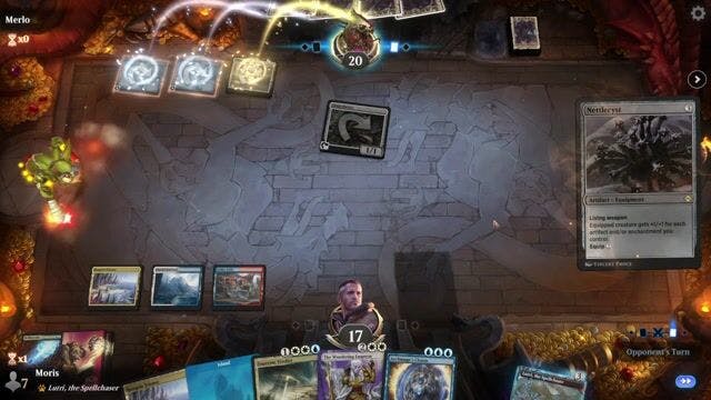 Watch MTG Arena Video Replay -  by Moris VS Mono White Artifacts by Merlo - Historic Event