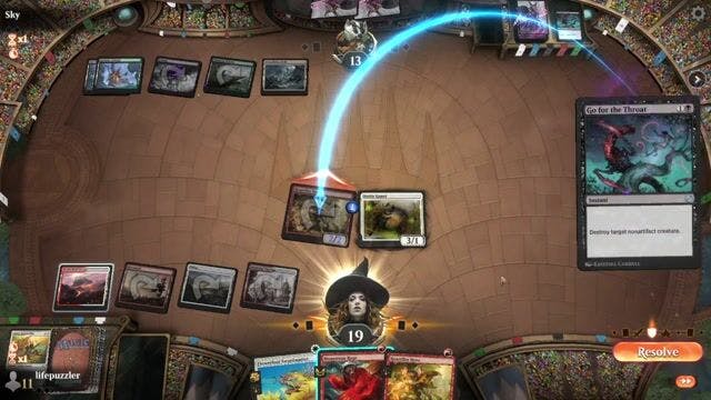 Watch MTG Arena Video Replay - Boros Mice by lifepuzzler VS Golgari Poison by Sky - Standard Tournament Match