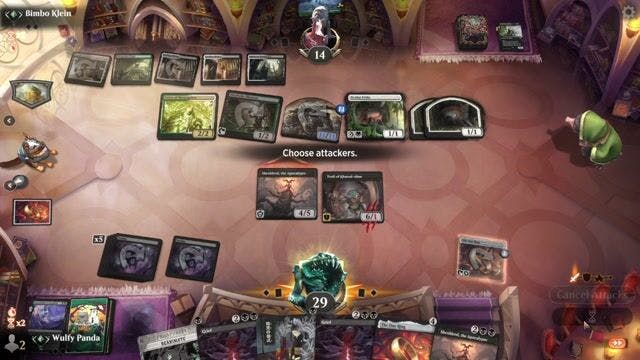 Watch MTG Arena Video Replay - Golgari Reanimator by Wulfy Panda VS Abzan Chthonian Nightmare by Bimbo Klein - Timeless Traditional Ranked