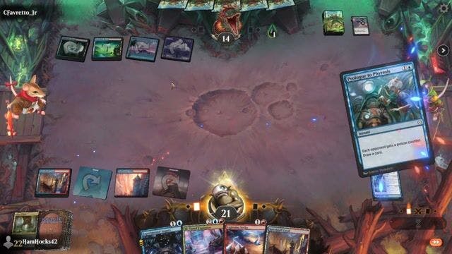 Watch MTG Arena Video Replay - Izzet Storm by HamHocks42 VS Rogue by CFavretto_Jr - Standard Challenge Match