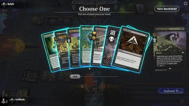 Watch MTG Arena Video Replay - Golgari Analyst by SylBlade VS Selesnya Rabbits by Ralph - Standard Traditional Ranked