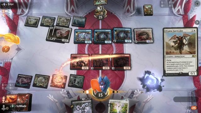 Watch MTG Arena Video Replay - Jund Reanimator by SylBlade VS Azorius Birds by Friyr - Alchemy Traditional Ranked