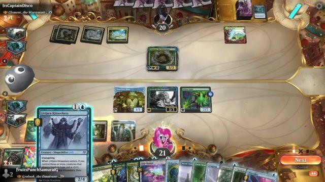 Watch MTG Arena Video Replay - Grolnok, the Omnivore by FruitsPunchSamuraiG VS Clement, the Worrywort by ItsCaptainDisco - MWM Yargle Standard Brawl