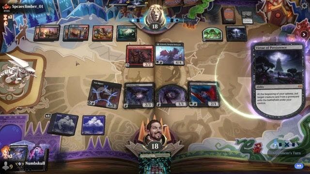 Watch MTG Arena Video Replay - Mono Black by Numbskull VS Grixis Heist by Spcaeclimber_01 - Alchemy Traditional Ranked