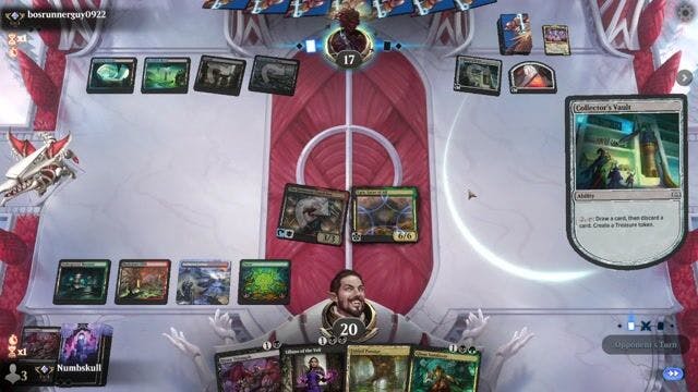 Watch MTG Arena Video Replay - Jund Midrange by Numbskull VS Dimir Reenact by bosrunnerguy0922 - Standard Traditional Ranked