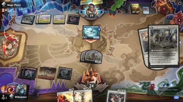 Watch MTG Arena Video Replay - Boros Control by BSHammer VS Azorius Soldiers by Magic Player - Standard Ranked