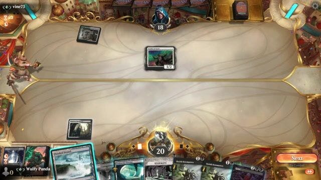 Watch MTG Arena Video Replay - Esper Midrange by Wulfy Panda VS Selesnya Primal Prayers by vine73 - Timeless Traditional Ranked