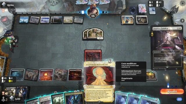 Watch MTG Arena Video Replay - Grixis Heist by Leifr VS Azorius Aggro by Kirito - Historic Ranked