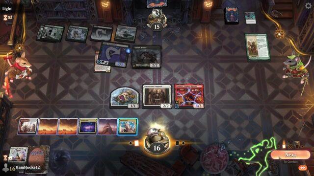 Watch MTG Arena Video Replay - Boros Aggro by HamHocks42 VS Golgari Poison by Light - Standard Play