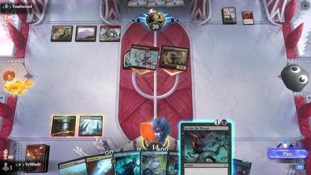 Watch MTG Arena Video Replay - Esper Control by SylBlade VS Gruul Prowess by Toadsstool - Standard Traditional Ranked