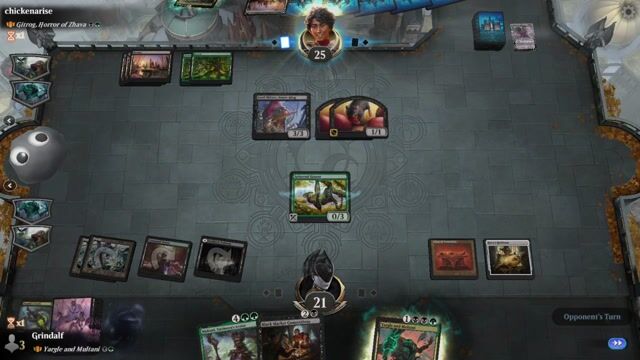 Watch MTG Arena Video Replay - Yargle and Multani by Grindalf VS Gitrog, Horror of Zhava by chickenarise - MWM Yargle Standard Brawl