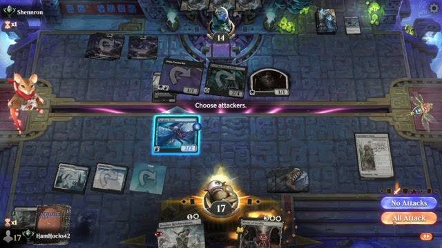 Watch MTG Arena Video Replay - Azorius Tokens by HamHocks42 VS Rogue by Shennron - Standard Ranked