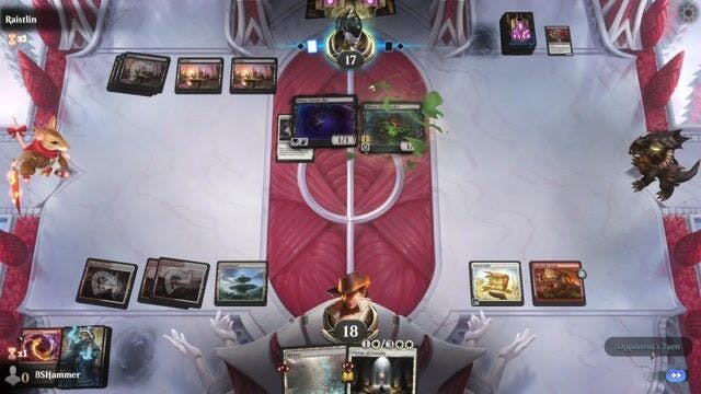 Watch MTG Arena Video Replay - Boros Control by BSHammer VS Mono Black  by Raistlin - Standard Play