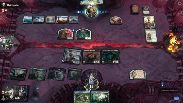 Watch MTG Arena Video Replay - Dimir Midrange by Leifr VS Azorius Artifacts by Ostrogodo - Standard Ranked