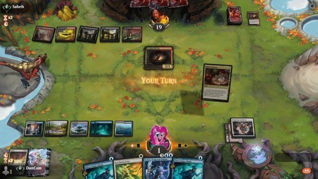 Watch MTG Arena Video Replay - Rogue by DanCam VS Rakdos Lizards by Sabeh - Standard Traditional Ranked