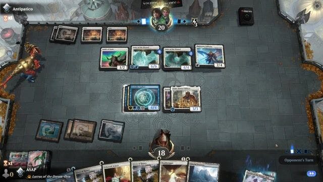 Watch MTG Arena Video Replay -  by A$AP  VS Mono White Angels by Antipatico - Historic Ranked