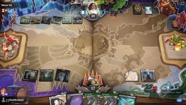 Watch MTG Arena Video Replay -  by HamHocks42 VS Selesnya Tyrant by Mister Ed - Standard Play