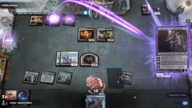 Watch MTG Arena Video Replay - Azorius Artifacts by tayjay-plainswalker VS Orzhov Vampires by ChilliCorleone - Historic Play