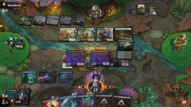 Watch MTG Arena Video Replay - Dimir Midrange by Leifr VS Selesnya Rabbits by Bigtankers2 - Standard Ranked