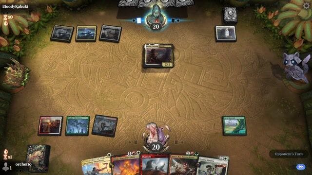 Watch MTG Arena Video Replay - 4 Color Omnath by orchetto VS Abzan Chthonian Nightmare by BloodyKabuki - Timeless Metagame Challenge