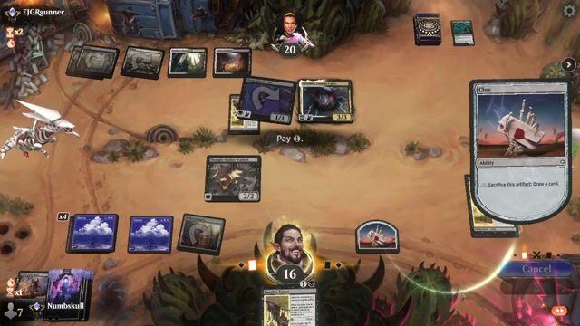 Watch MTG Arena Video Replay - Rogue by Numbskull VS Rogue by EJGRgunner - Standard Traditional Ranked