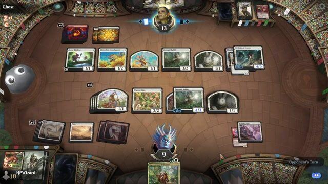 Watch MTG Arena Video Replay - GRW by HPWizard VS RUW by Ghost - Traditional Draft Arena Open Day 2