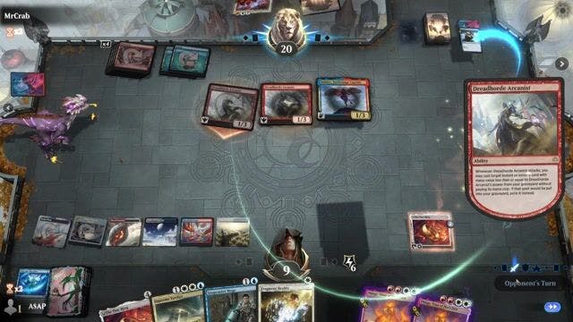 Watch MTG Arena Video Replay - Jeskai Control by A$AP  VS Izzet Arcanist by MrCrab - Historic Event