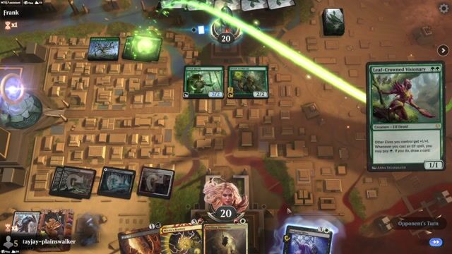 Watch MTG Arena Video Replay - Mardu Ultimatum	 by tayjay-plainswalker VS Mono Green Toxic by Frank - Historic Play