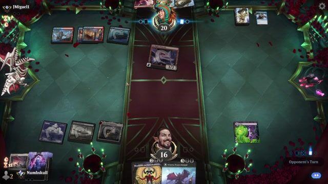 Watch MTG Arena Video Replay - Mono Black Discard by Numbskull VS Izzet Phoenix by JMiguel1 - Explorer Traditional Ranked