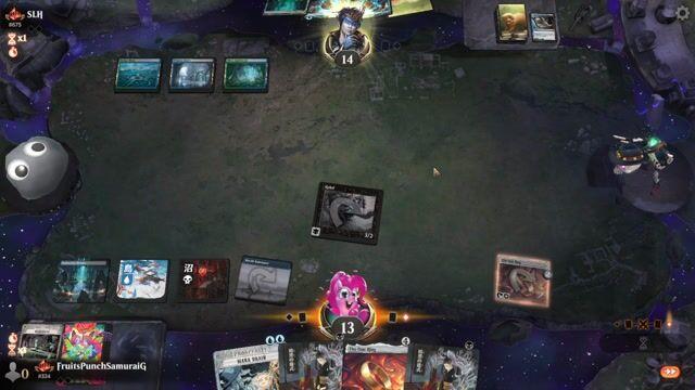 Watch MTG Arena Video Replay - Dimir Tempo by FruitsPunchSamuraiG VS Sultai Shift and Tell by SLH - Timeless Traditional Ranked