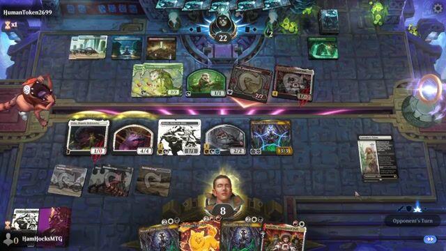 Watch MTG Arena Video Replay - Rogue by HamHocksMTG VS Temur Surprise by HumanToken2699 - Standard Play - Streamer Event